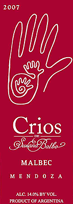 Susana Balbo 2007 Crios Malbec